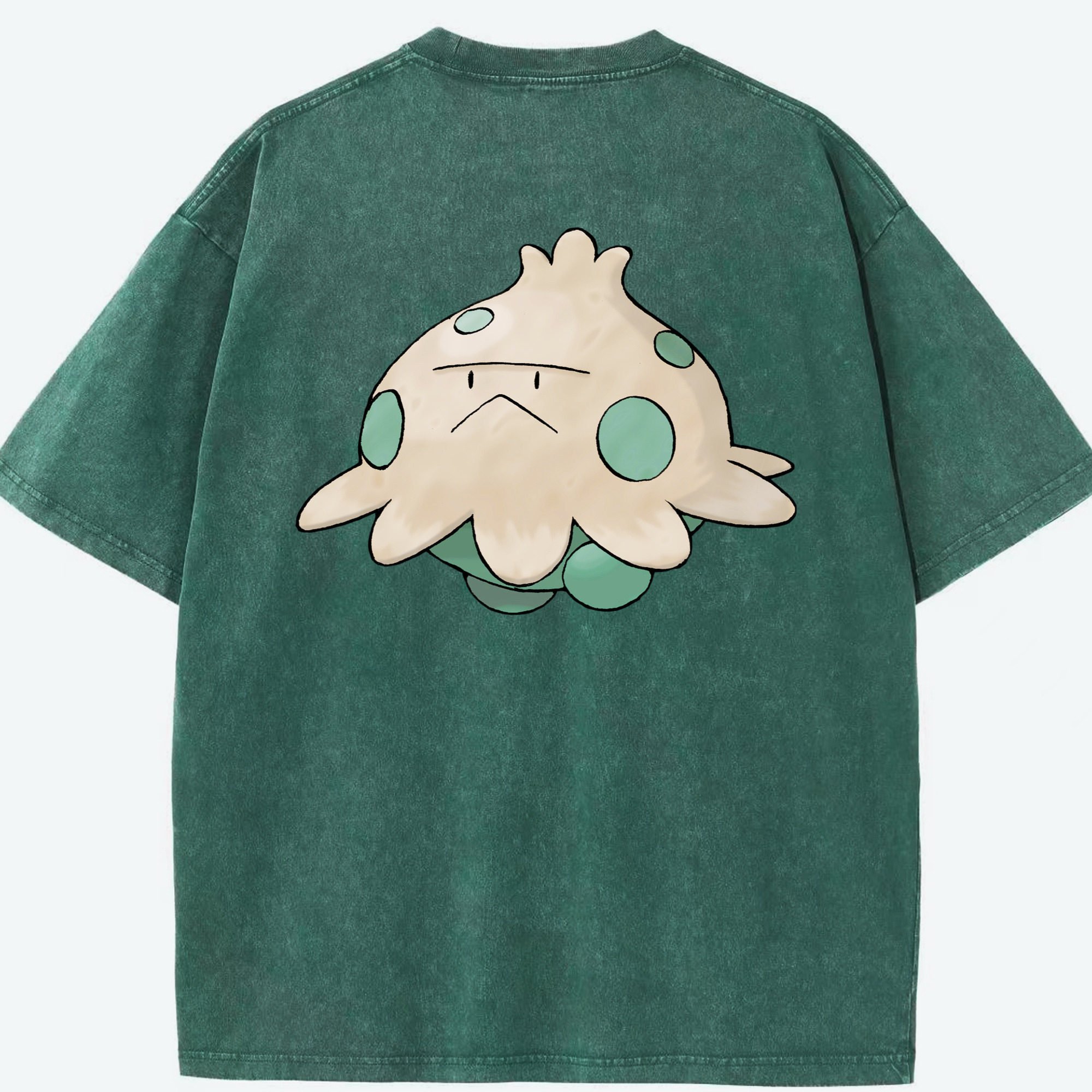 （画像用） ポケットモンスター Pokémon 綿100% ヴィンテージ風 半袖Tシャツ（背面プリント）